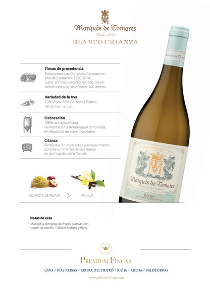Marqués de Tomares Blanco Crianza