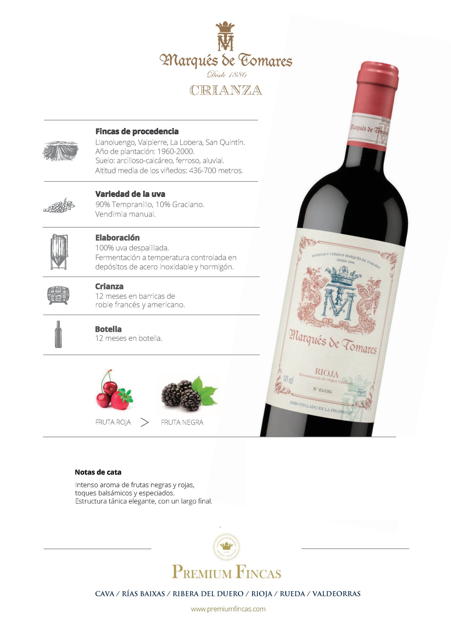 Marqués de Tomares Crianza