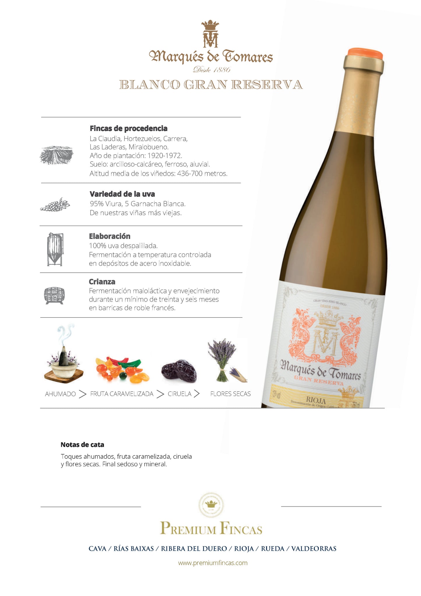 Marqués de Tomares Blanco Gran Reserva