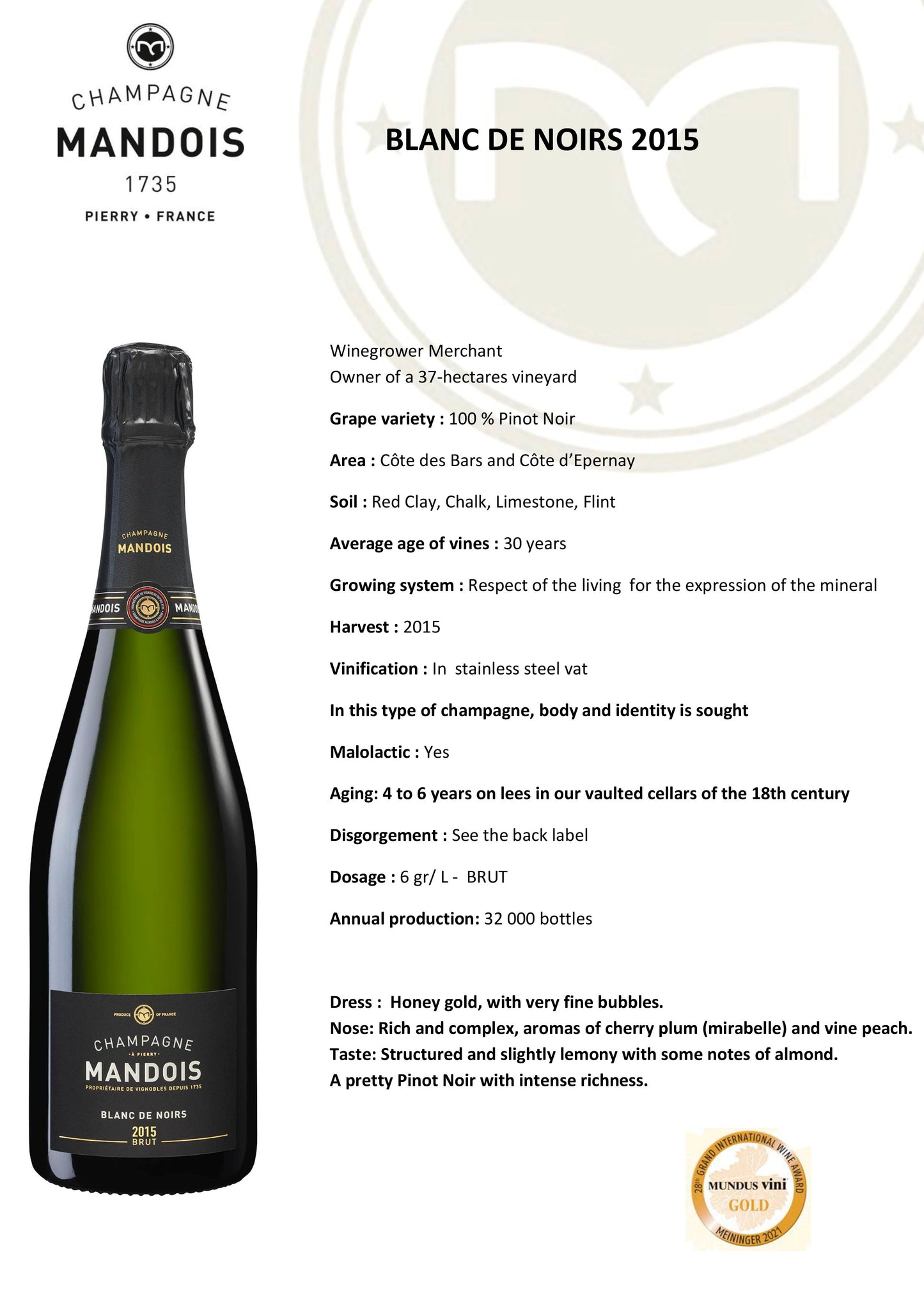 Mandois Blanc de Noirs