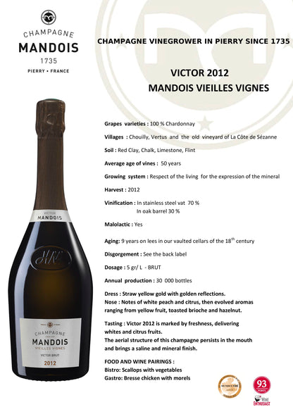 Mandois Victor Brut Vieilles Vignes